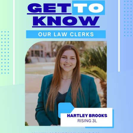 Get to know our law clerks – Hartley
