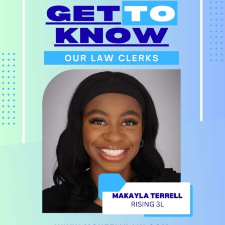 Get to know our law clerks – Makayla